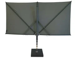 Madison Sonnenschirme^Sun Square 125 x 250 cm Sonnenschirm - Grey