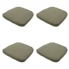 Madison Sitzkissen^Taupe Canvas Eco+ Sitzkissen - 4er-Set