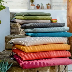 Madison Taupe Canvas Eco+ Gartenstuhlkissen - 4er-Set< Stuhlkissen