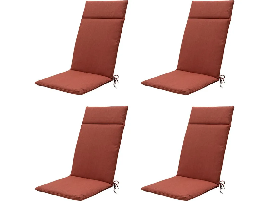 Madison Stuhlkissen-Terra Canvas Eco+ Gartenstuhlkissen - 4er-Set