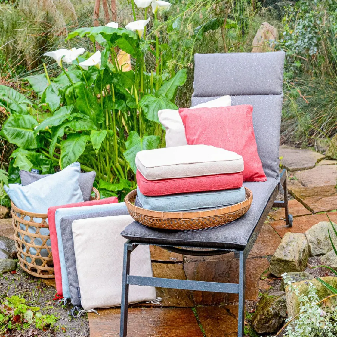 Madison Stuhlkissen-Terra Canvas Eco+ Gartenstuhlkissen - 4er-Set