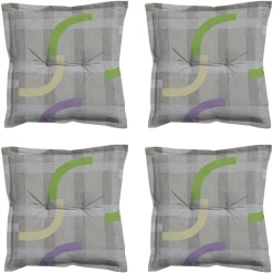 Madison Tess lila Sitzkissen - 4er-Set< Sitzkissen