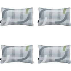 Madison Tess Salbeigrünes Dekokissen - 4er-Set< Dekokissen