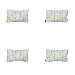 Madison Trivia Mint Dekokissen - 4er Set< Dekokissen