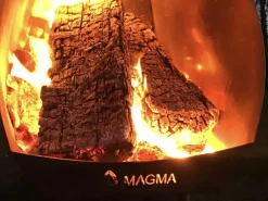 Magma Feuerkörbe & Feuerschalen|Feuerkörbe & Feuerschalen-Rostfrei-Zwarz Garten Kamin set