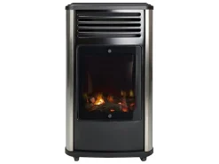 Markenlos Manhattan Living Flame Mobiler Gasofen - 3400 Watt< Gasheizungen|Gasheizungen