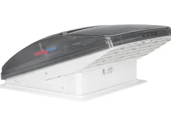 Maxxfan Dachluken Ventilatoren|Dachluken-Deluxe 40 x 40 Dachluke mit Ventilator - transparent