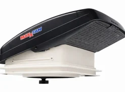 Maxxfan Dachluken Ventilatoren|Dachluken^Deluxe Compact 28 x 28 Dachluke mit Ventilator - Smoke