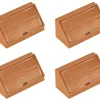 Markenlos Eckverbinder-Möbelverbinder mit Kappe - Beige