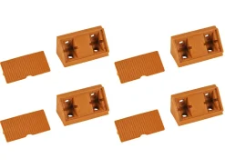 Markenlos Eckverbinder-Möbelverbinder mit Kappe - Beige