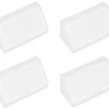 Markenlos Eckverbinder^Möbelverbinder mit Kappe - White