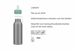 Mepal Campus Flip-up 350 ml Thermoflasche - Cool Blue< Thermosflaschen