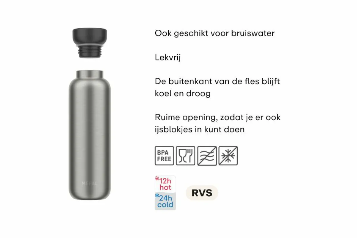 Mepal ellipse 500 ml isolierflasche - vivid mauve< Thermosflaschen