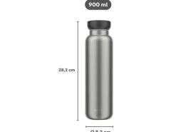 Mepal Ellipse 900ml Isolierflasche - Nordic black< Thermosflaschen