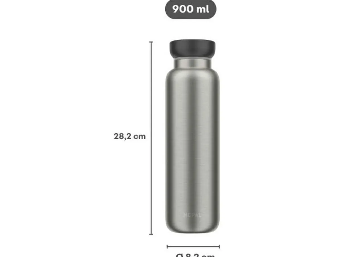 Mepal Ellipse 900ml Isolierflasche - Nordic black< Thermosflaschen