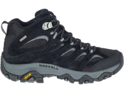 Merrell Wanderschuhe^Moab 3 Mid GTX Black/Grey Damen Wanderschuhe