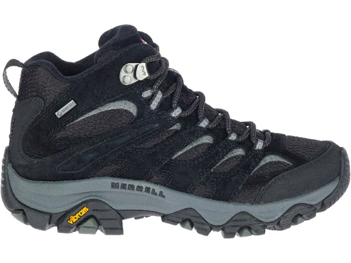 Merrell Moab 3 Mid GTX Black Herren Wanderschuhe< Wanderschuhe
