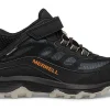 Merrell Moab Speed Mid A/C Black Kinder Wanderschuhe< Wanderschuhe