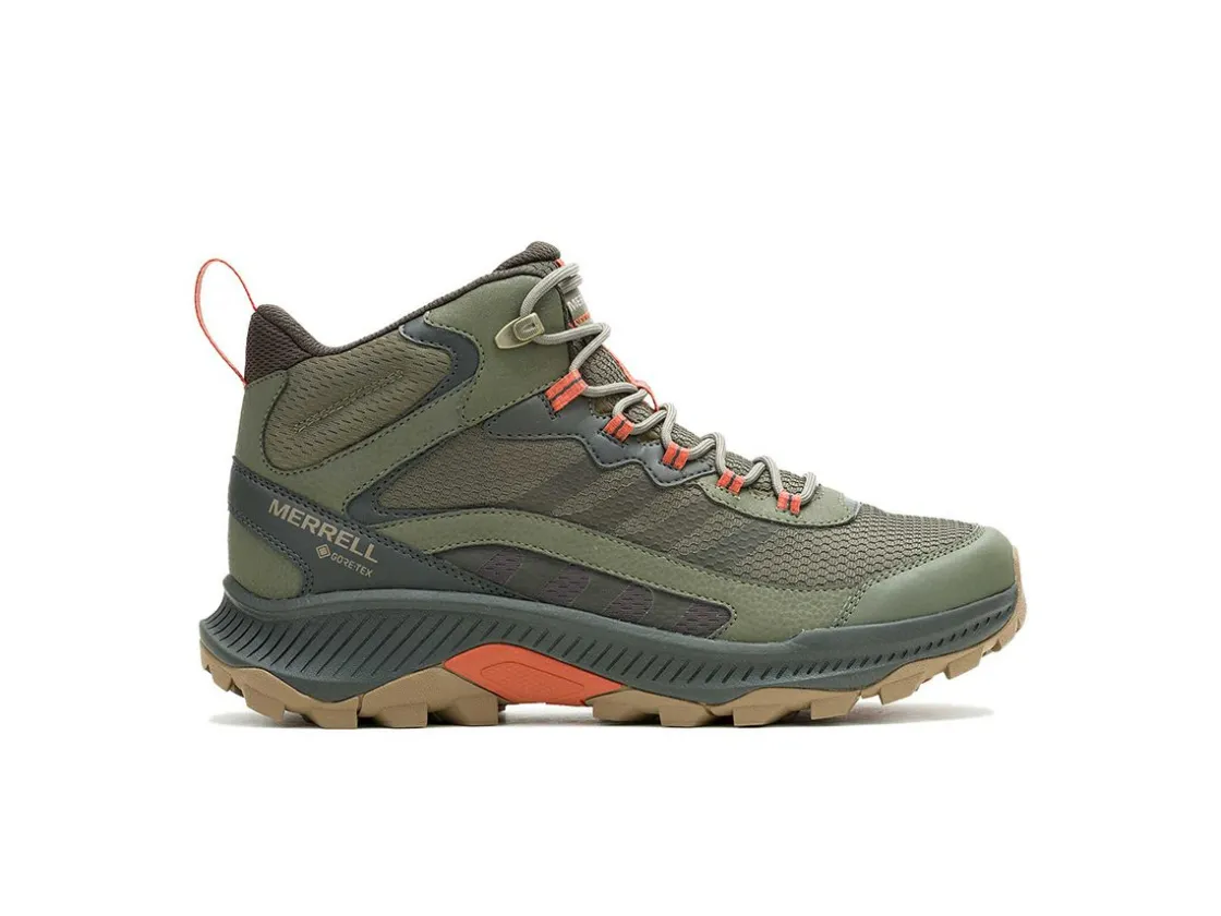 Merrell Wanderschuhe-Speed Strike 2 Mid Gtx Herren-Wanderschuhe – Olive