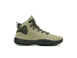 Merrell Wrapt Mid Barefoot Herren-Wanderschuhe – Olive/Black< Wanderschuhe