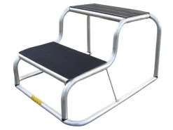 Milenco Trittstufen^Aluminium Rubber Double Step