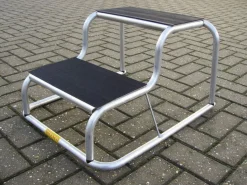 Milenco Trittstufen^Aluminium Rubber Double Step