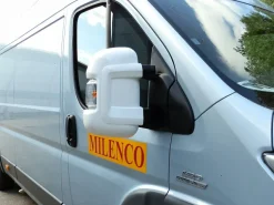 Milenco Wohnwagenspiegel Ersatzteile-Ducato Spiegelschutz kurz - White