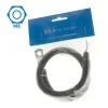 Markenlos Usb Steckdosen 12V-50mm² Batteriekabel flexibel - black 0,5m