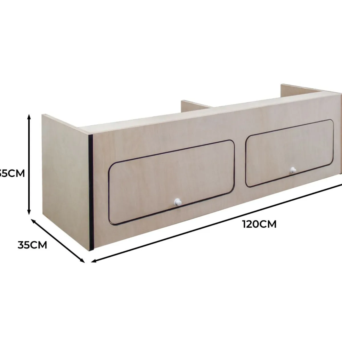 Monstershop Monster Shop DIY 120x35B Camper Van Top Schränke< Wohnmobil Schränke