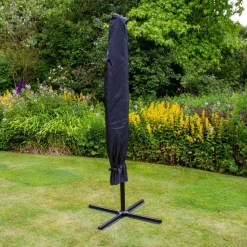 Monstershop Sonnenschirme-300 Sonnenschirm mit LED-Beleuchtung - Cream