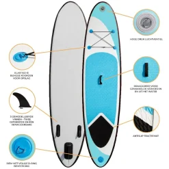 Monstershop 307cm Aufblasbares Paddle Board - Blue< Sup Boards