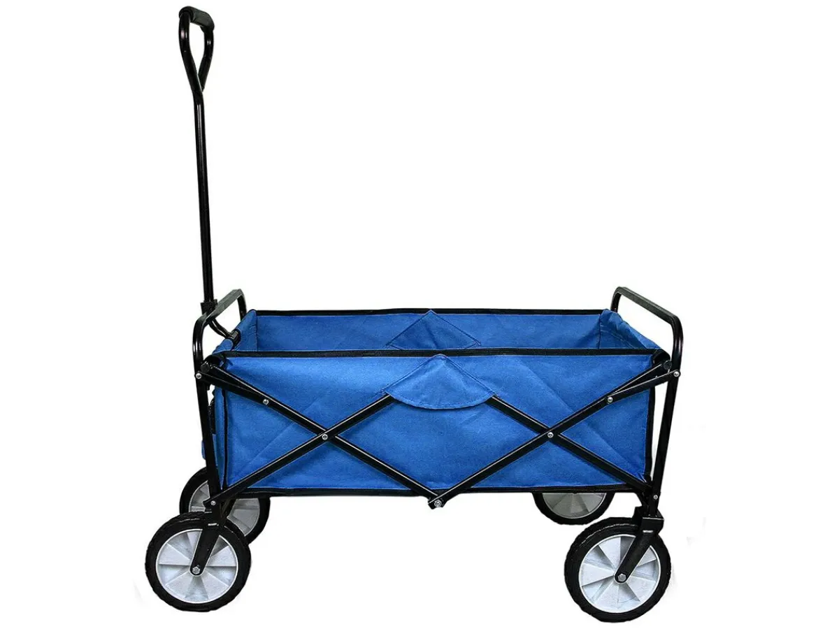Monstershop Faltbarer Gartenwagen - Blue< Bollerwagen
