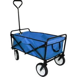 Monstershop Faltbarer Gartenwagen - Blue< Bollerwagen