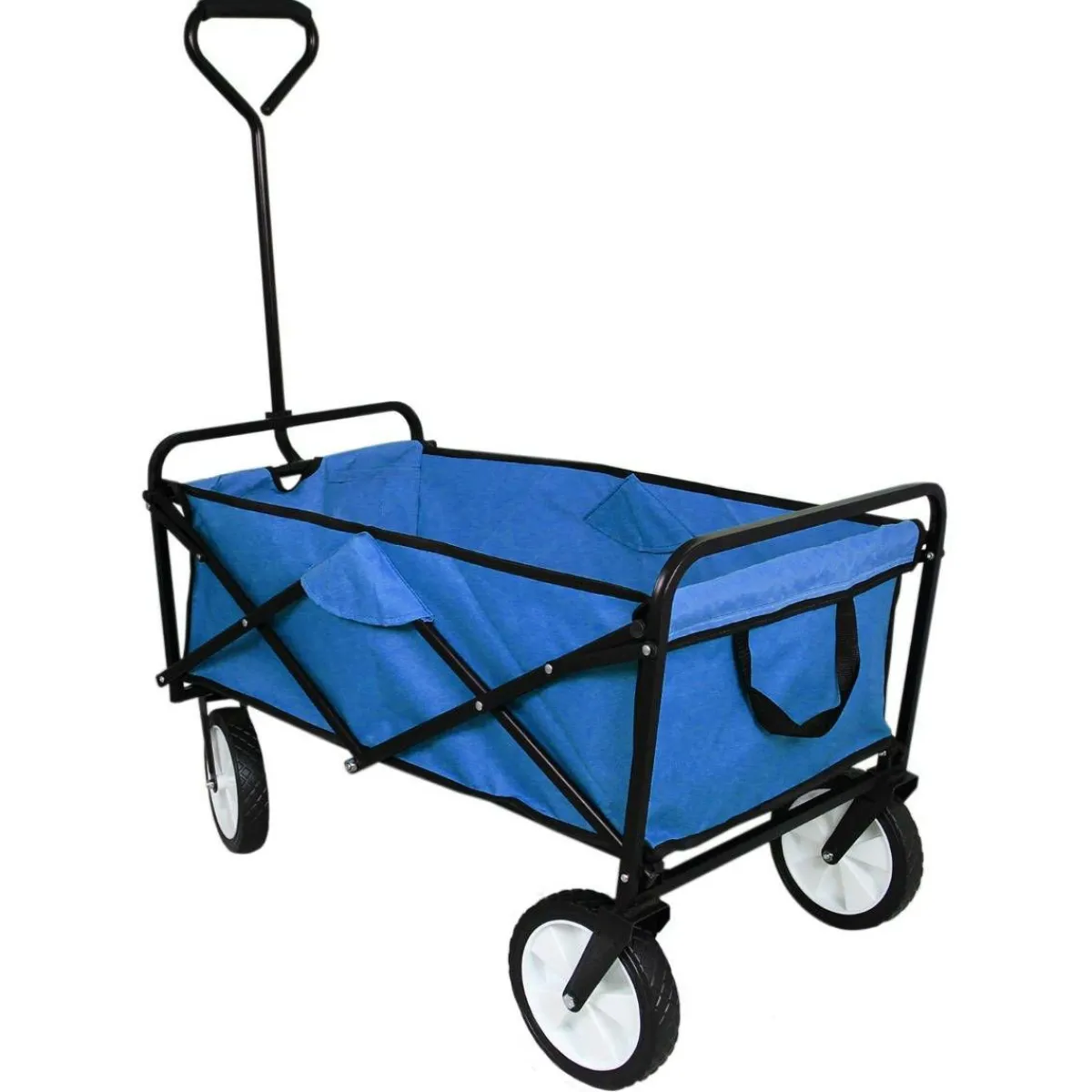 Monstershop Faltbarer Gartenwagen - Blue< Bollerwagen