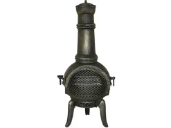 Monstershop Gusseisen Gartenkamin mit Schutzhulle< Feuerkörbe & Feuerschalen|Feuerkörbe & Feuerschalen