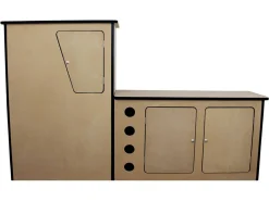 Monstershop Camper Küchenblöcke-MDF Links Camper Küchenschrank