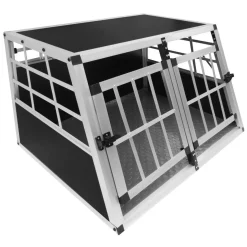 Monstershop Zwinger & Transport^Medium 2-türiger Aluminium-Hundekorb