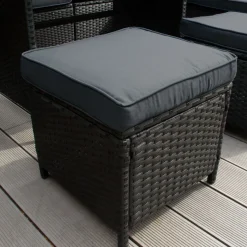 Monstershop Lounge Sets^Rattan 9 Personen Ecklounge-Set