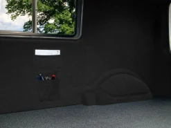 Monstershop Wohnmobilstoff mit Taschen - Schwarz< Wohnmobil Innenverkleidung