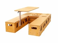Markenlos Moonbox 124 cm Modify Natur Van Campingbox mit Tisch< Campingboxen