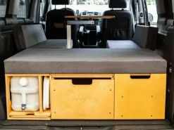 Markenlos Moonbox 124 cm Modify Natur Van Campingbox mit Tisch< Campingboxen