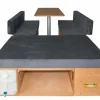 Markenlos Moonbox 124cm Natur Van Campingbox mit Tisch< Campingboxen