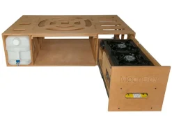 Markenlos Campingboxen-Moonbox 119 cm Van Campingbox mit Tisch