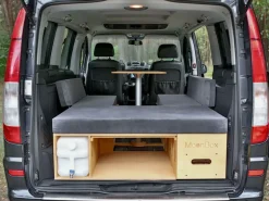 Markenlos Campingboxen-Moonbox 119 cm Van Campingbox mit Tisch