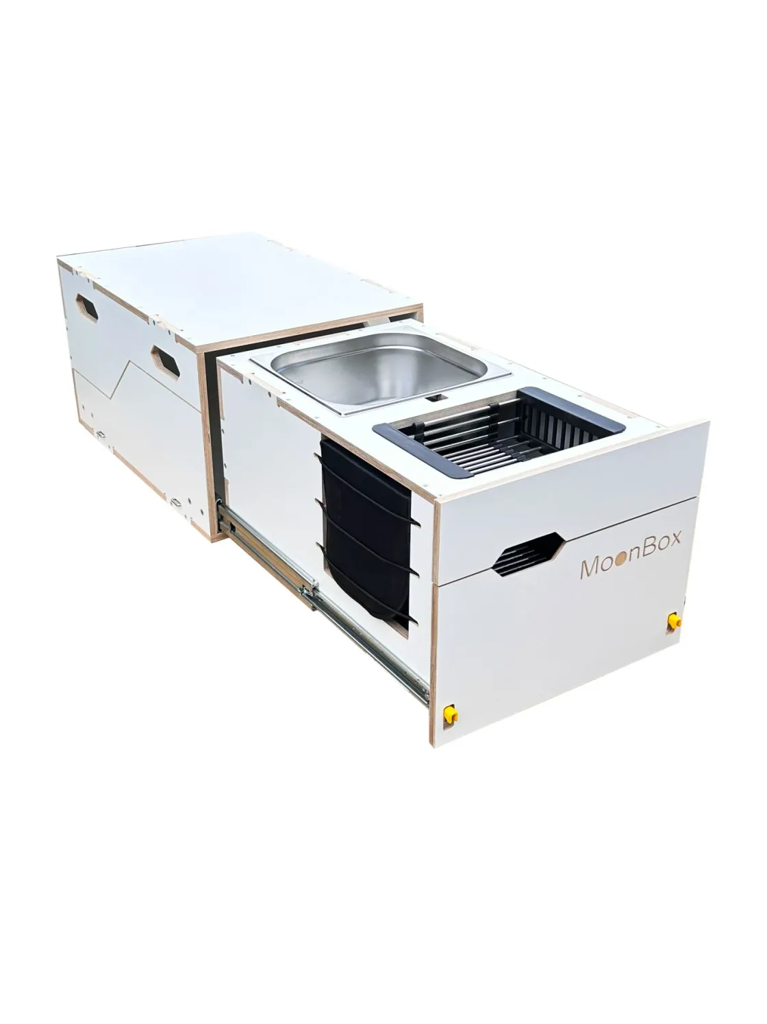 Markenlos Campingboxen-Moonbox Kitchenbox - White Edition