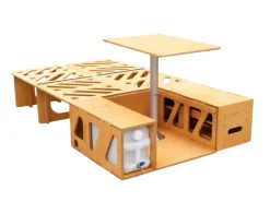 Markenlos Moonbox Minivan 111cm Modify Natur Campingbox< Campingboxen