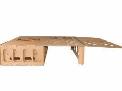 Markenlos Campingboxen-Moonbox Minivan 115cm Natur Campingbox