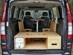 Markenlos Campingboxen-Moonbox Special Edition 124 Van Campingbox mit Tisch