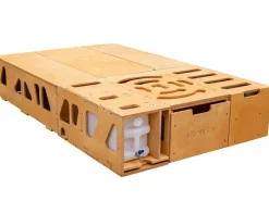 Markenlos Campingboxen^Moonbox Van/Bus 115cm Modify Natur Campingbox mit Tisch