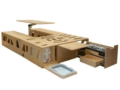 Markenlos Campingboxen-Moonbox Van/Bus 115cm Modify Special Campingbox mit Tisch